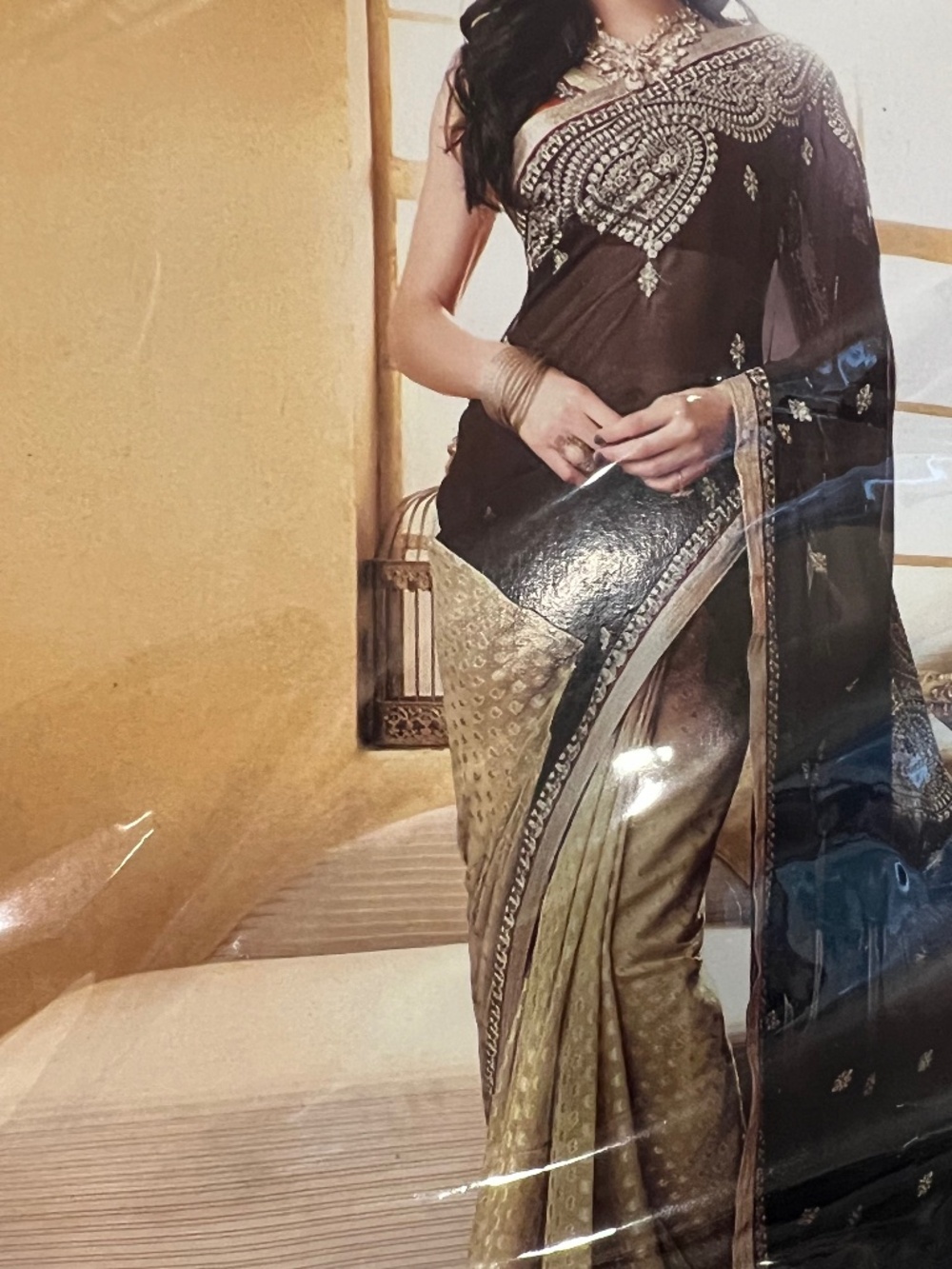 NWT Designer Saree from the house of Shonaya. one Size